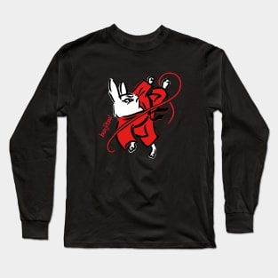 Kicking Bunny! Long Sleeve T-Shirt